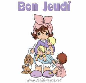 Gif animé Bon jeudi famille